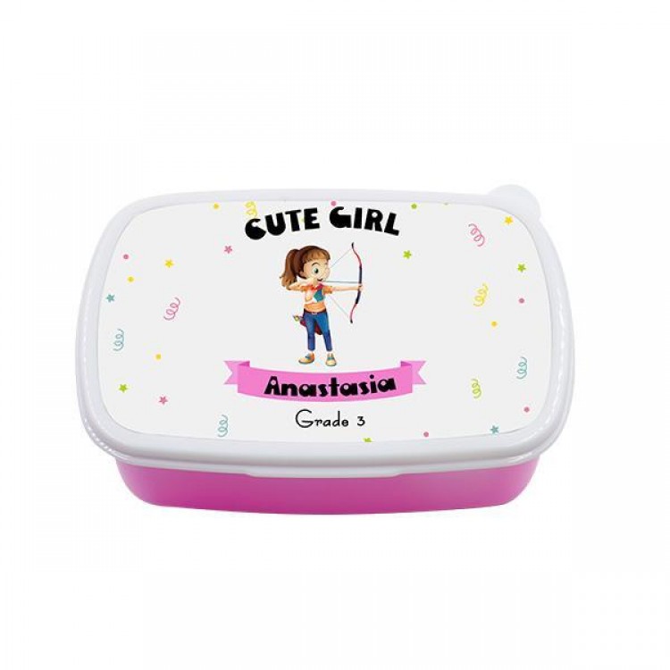 Personalised Lunchbox - Pink